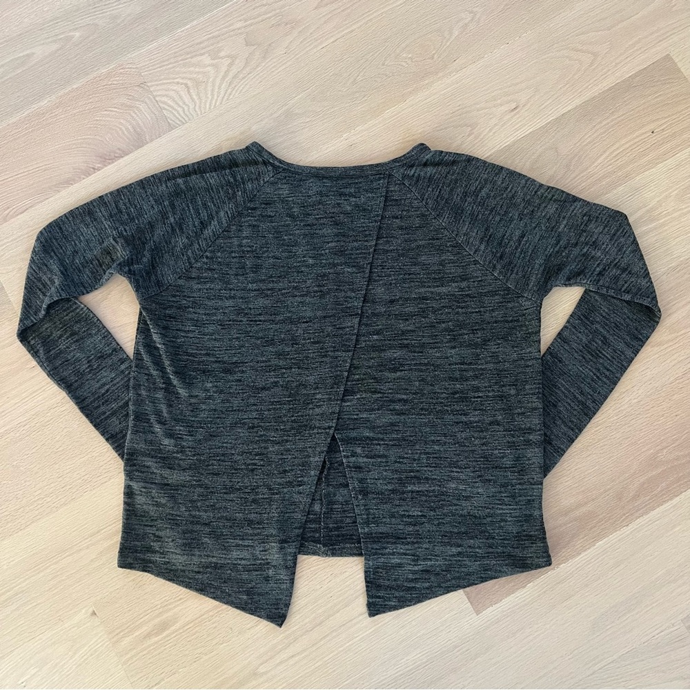 Rag & Bone Open Back Heathered Top - image 2